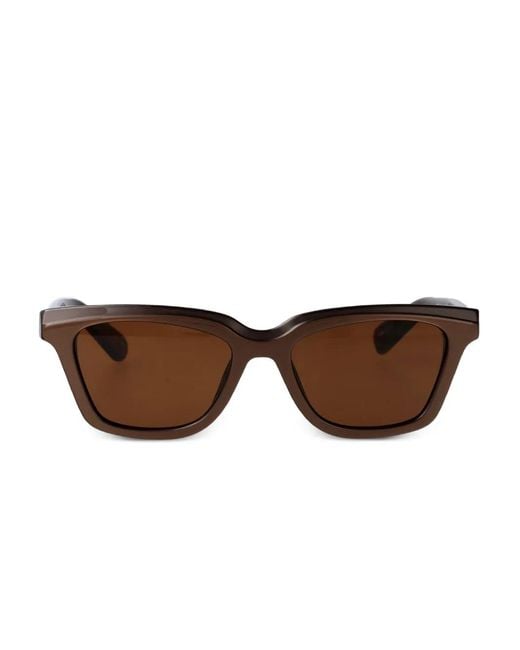Jacquemus Brown Carre Rectangle-Frame Sunglasses
