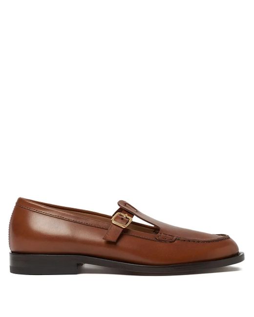 Scarosso Brown Loafer Aus Leder