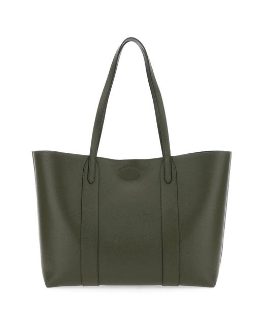 Mulberry Bayswater Tote Bag With Front Turn-Lock Closure in Green