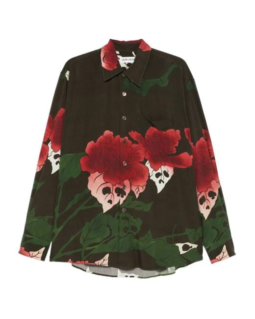 Our Legacy Green Above Shirt for men