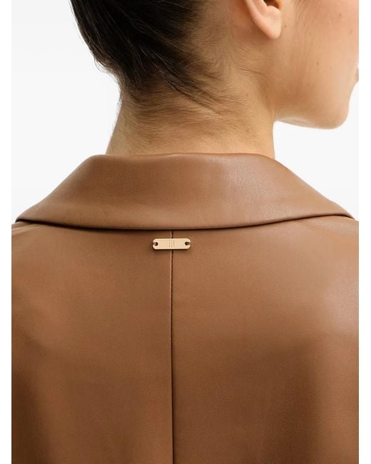 Fracomina Natural Notched-Lapel Blazer