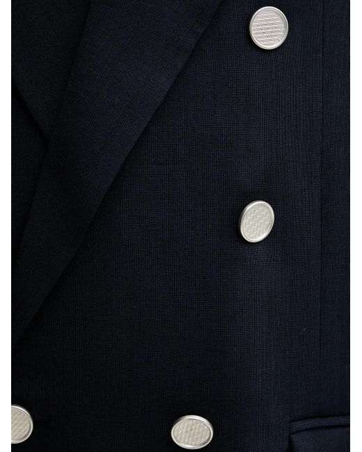 IRO Blazer Met Dubbele Rij Knopen En Ceintuur in het Blue voor heren