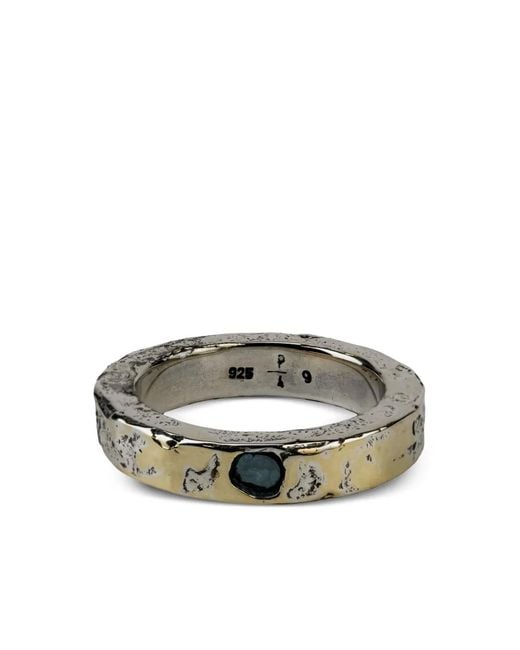 Parts Of 4 Metallic 18Kt Sistema Diamond Ring