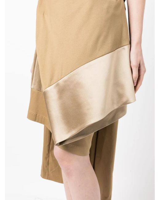 Undercover Natural Asymmetric Midi Skirt