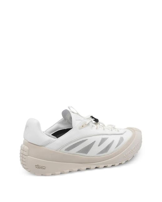 Moncler White Trailgrip Lp Sneakers for men