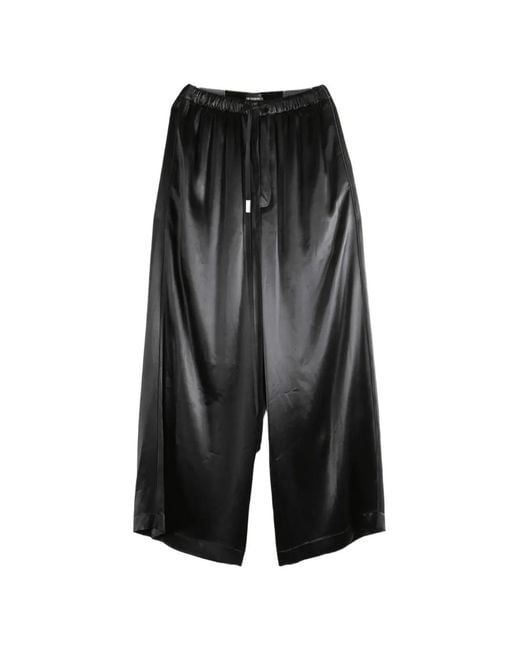 Ann Demeulemeester Gray Sofi Drawstring Trousers