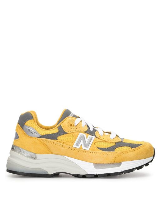New Balance 992 Running Shoes in Yellow for Men Lyst
