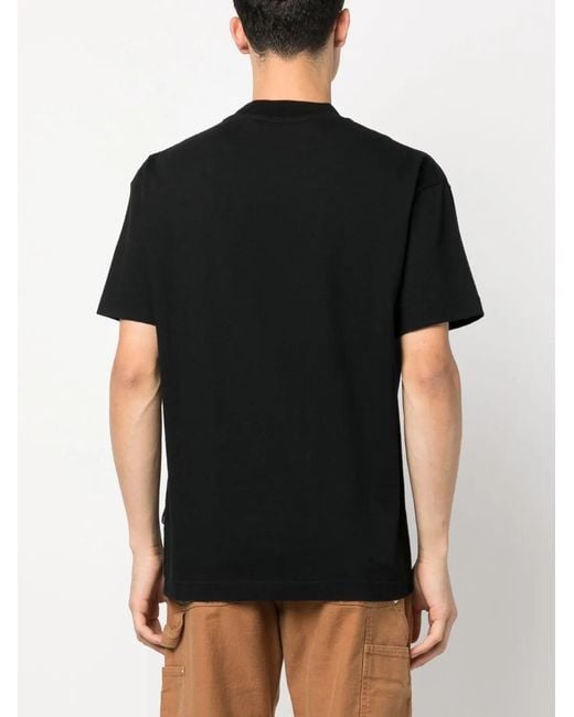 Palm Angels Black T-shirts And Polos for men