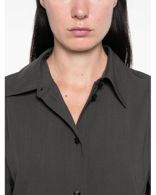 Totême Gray Button-Up Shirt