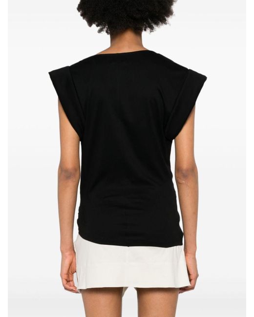 Isabel Marant Black Maisan Cotton T-Shirt