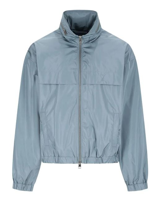 AMI Coupe Windjack Met Rits in het Blue voor heren