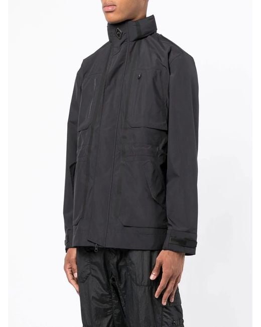 A_COLD_WALL* Black Technical M65 Logo-Patch Windbreaker for men
