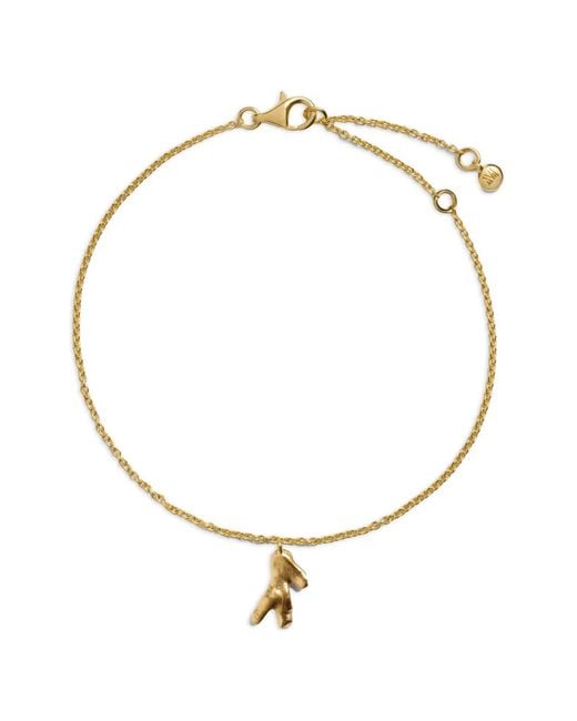 Monica Vinader Metallic Fragments Coral Chain Bracelet