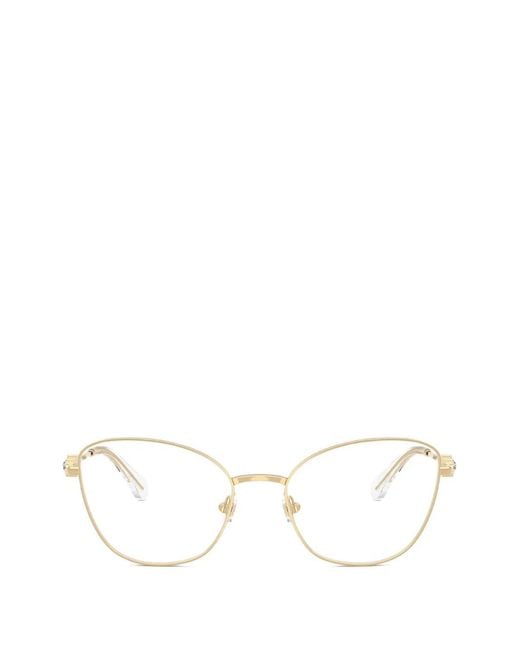 Swarovski White Cat-Eye Glasses