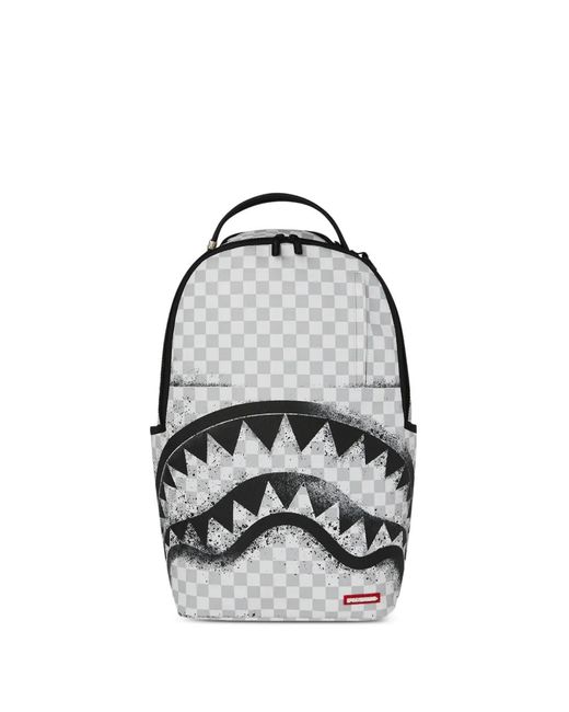 Zaino Stencil di Sprayground in White da Uomo