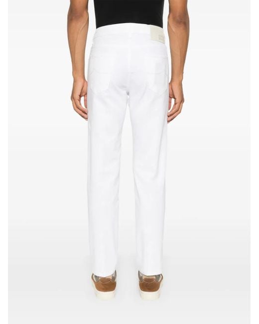 Jacob Cohen White Scott Jeans for men
