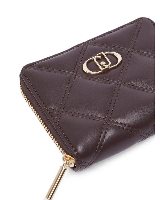 Liu Jo Purple Small Quilted Wallet