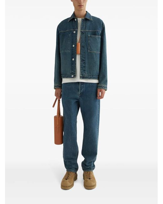 Jil Sander Blue Regular-Fit Jeans for men