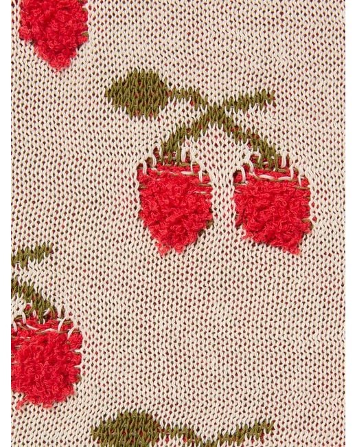 LaDoubleJ Red Cherry Tie Gilet