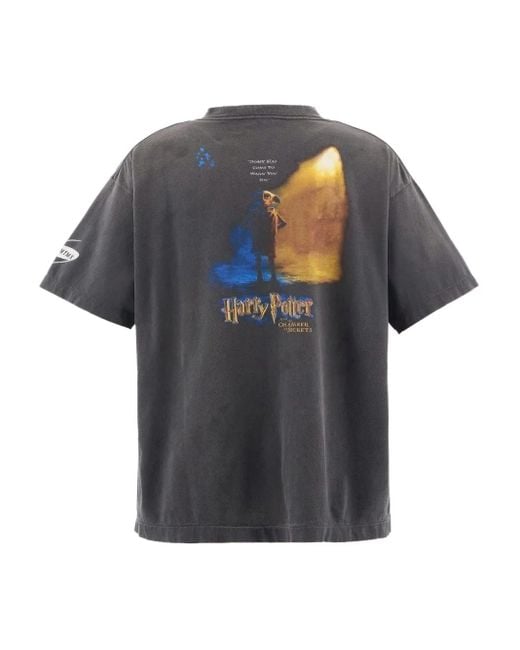 SAINT Mxxxxxx Harry Potter Chamber Of Secrets T-Shirt in het Black voor heren