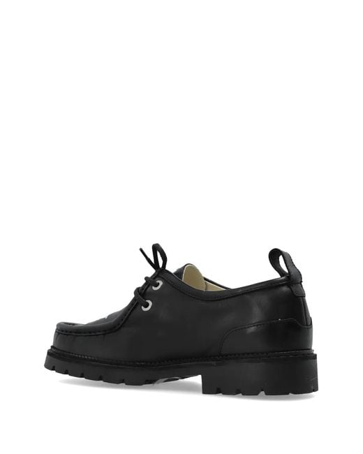 Duke & Dexter Black Bottines Moby Ny À Broderies for men