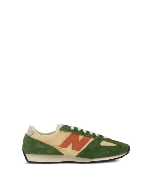 New Balance Green 471 Panelled Sneakers
