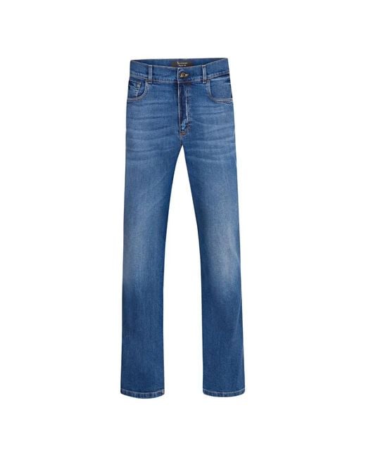 Billionaire Blue Jean À Logo Brodé Et Cinq Poches for men