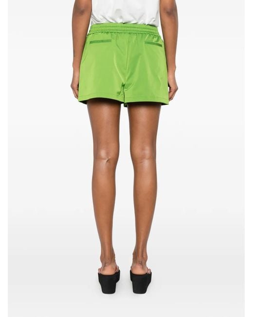 Maje Green Elasticated Drawstring Shorts