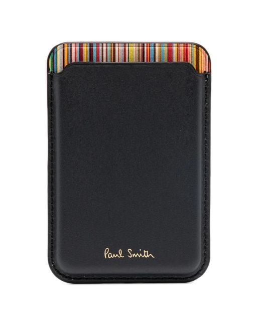 Paul Smith Black Iphone Magsafe Cardholder for men
