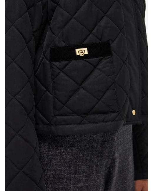 Ferragamo Black Padded Blouson