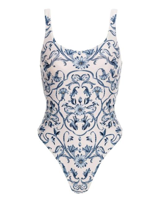 Agua Bendita Gema ワンピース水着 White