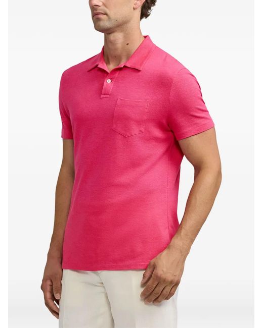 Polo Ralph Lauren Pink Chest-Pocket Polo Shirt for men