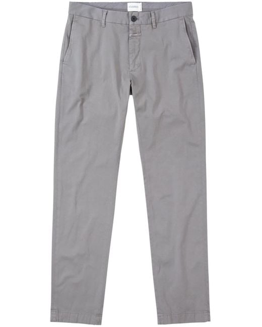 Pantalon slim Clifton Closed pour homme en coloris Gray