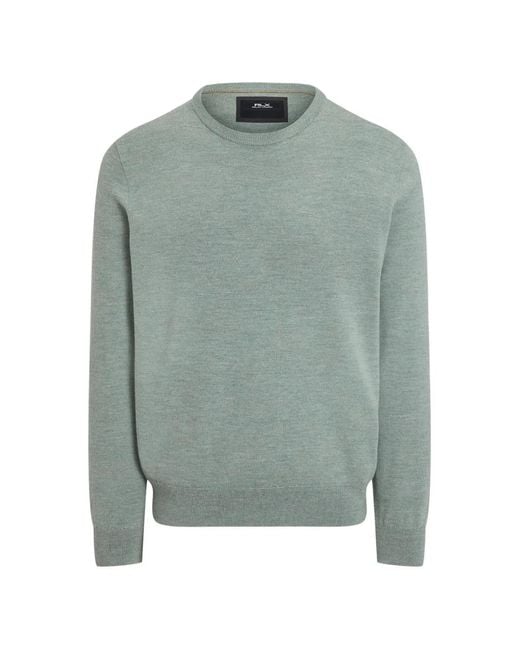 Ralph Lauren Green Wool Sweater for men