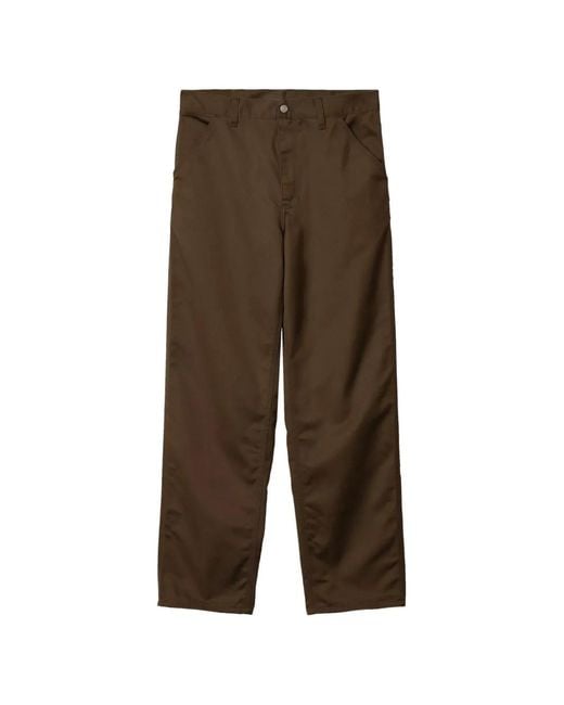 Carhartt Brown Carpenter Trousers for men