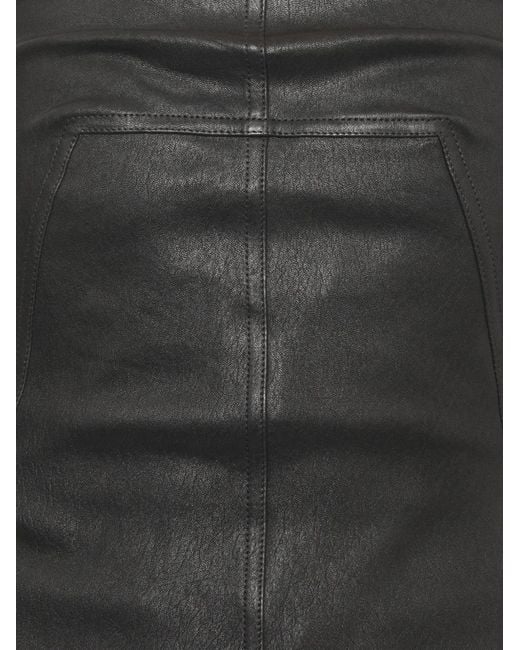 Rick Owens Black Strapless Top