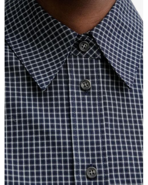 Miss Sixty Gray Checked Buttoned Shirt