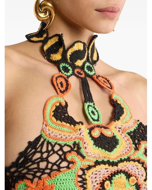 Etro Multicolor Top With Floral Detail
