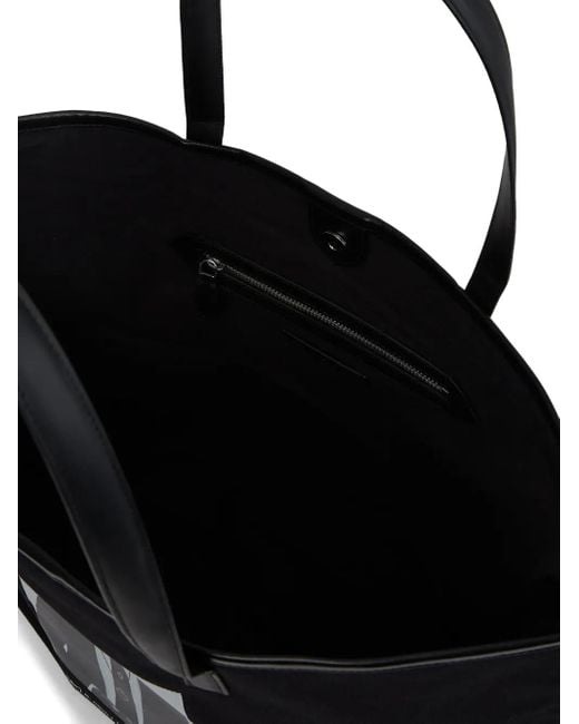 Karl Lagerfeld Black Karl Print Tote Bag for men