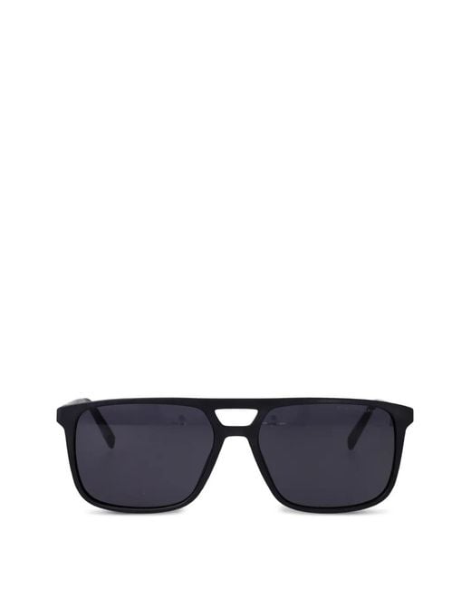 Tommy Hilfiger Blue Lunettes De Soleil À Monture Rectangulaire for men