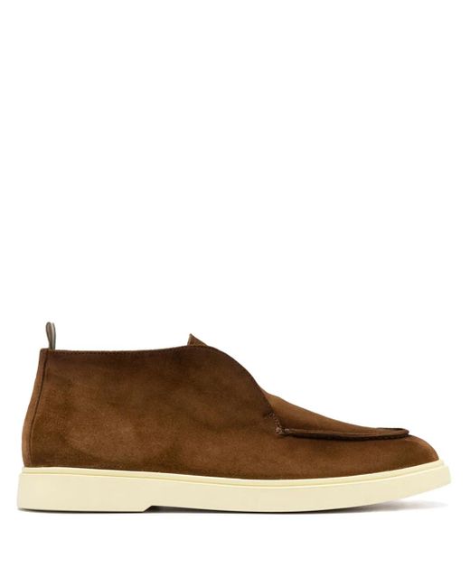 Officine Creative Suède Low-Top Sneakers in het Brown voor heren