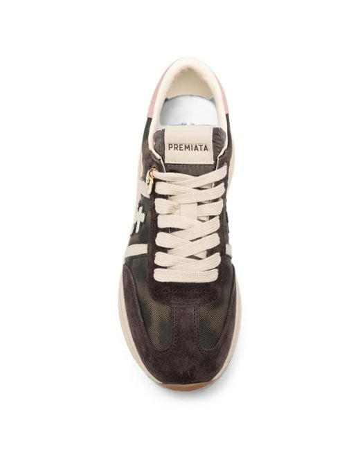 Premiata White Bethcoin Platform Sneakers