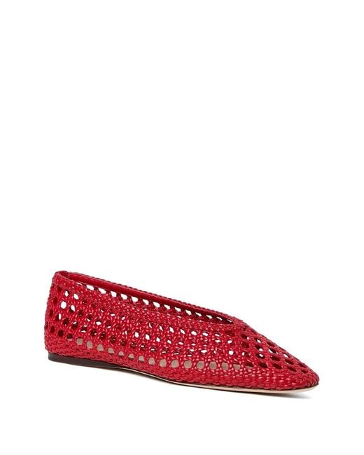 Loeffler Randall Red Emery Ballet Flats