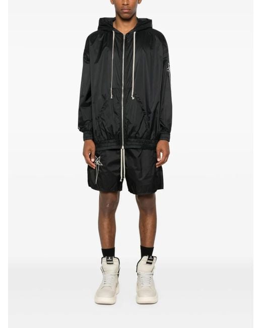 Rick Owens X Champion Black X Champion Jumbo Jason's Hoodie for men