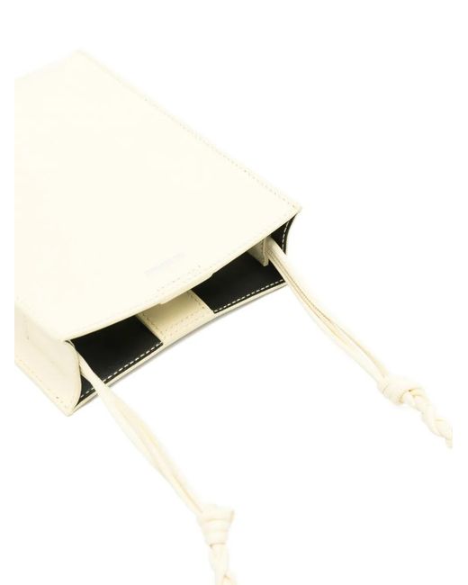 Jil Sander Natural Small Tangle Cross Body Bag