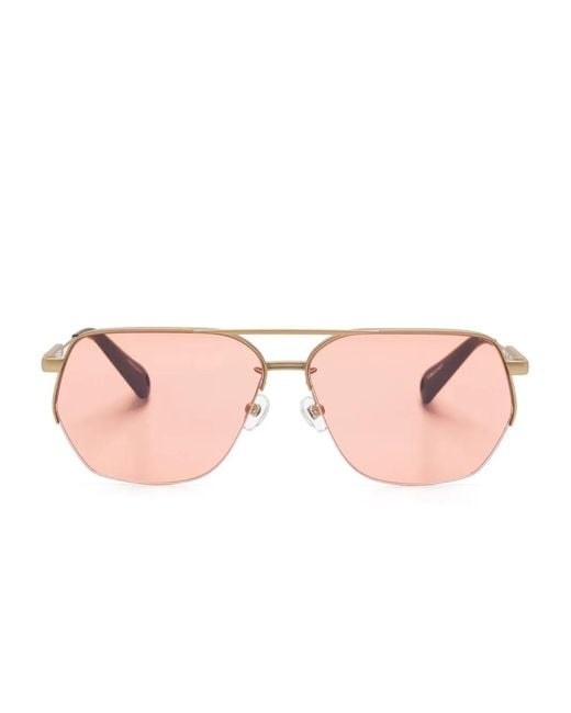Jacquemus Pink The Aviador Sunglasses