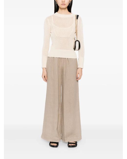James Perse Natural Linen Trousers