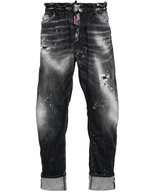 DSquared² Big Brother Jeans im Distressed-Look in Gray für Herren