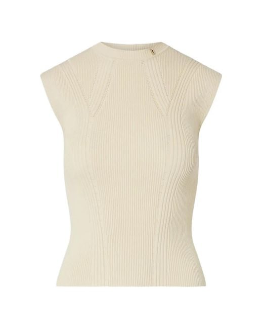 Liu Jo White Knitted Top