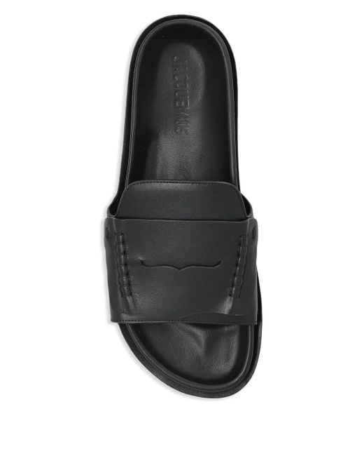 Sandali Slides The Mocassin di Jacquemus in Black